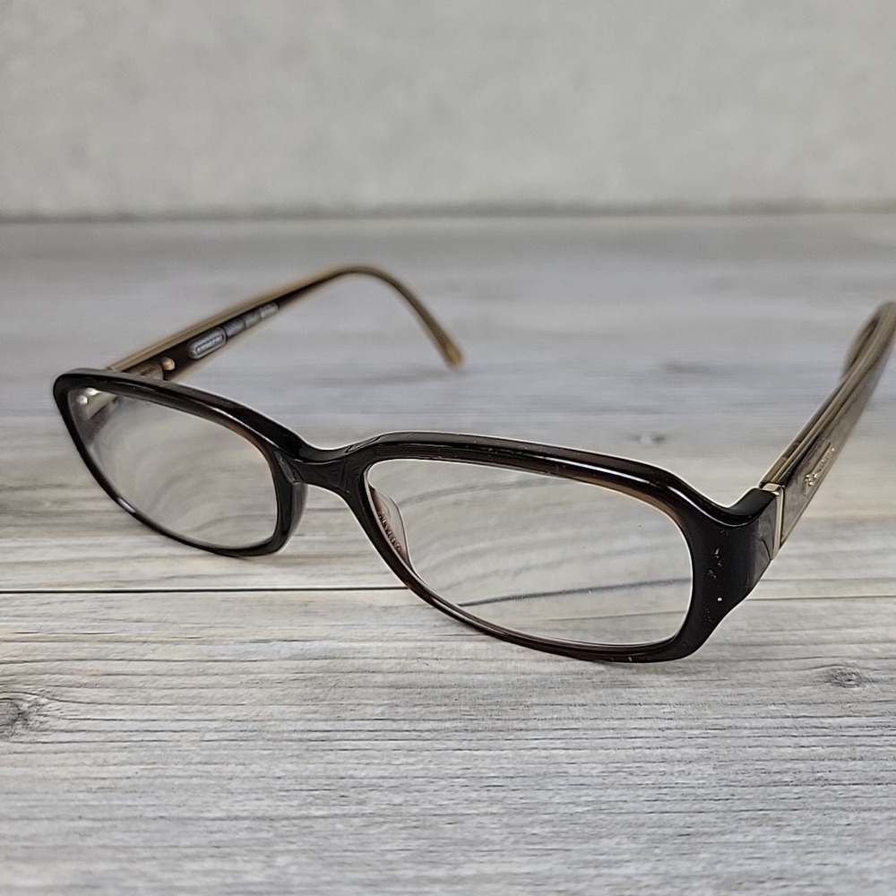 Coach Midori 2036 Eyeglasses Frames Only Brown Gold Flex 49-17-135‎ Full Rim
